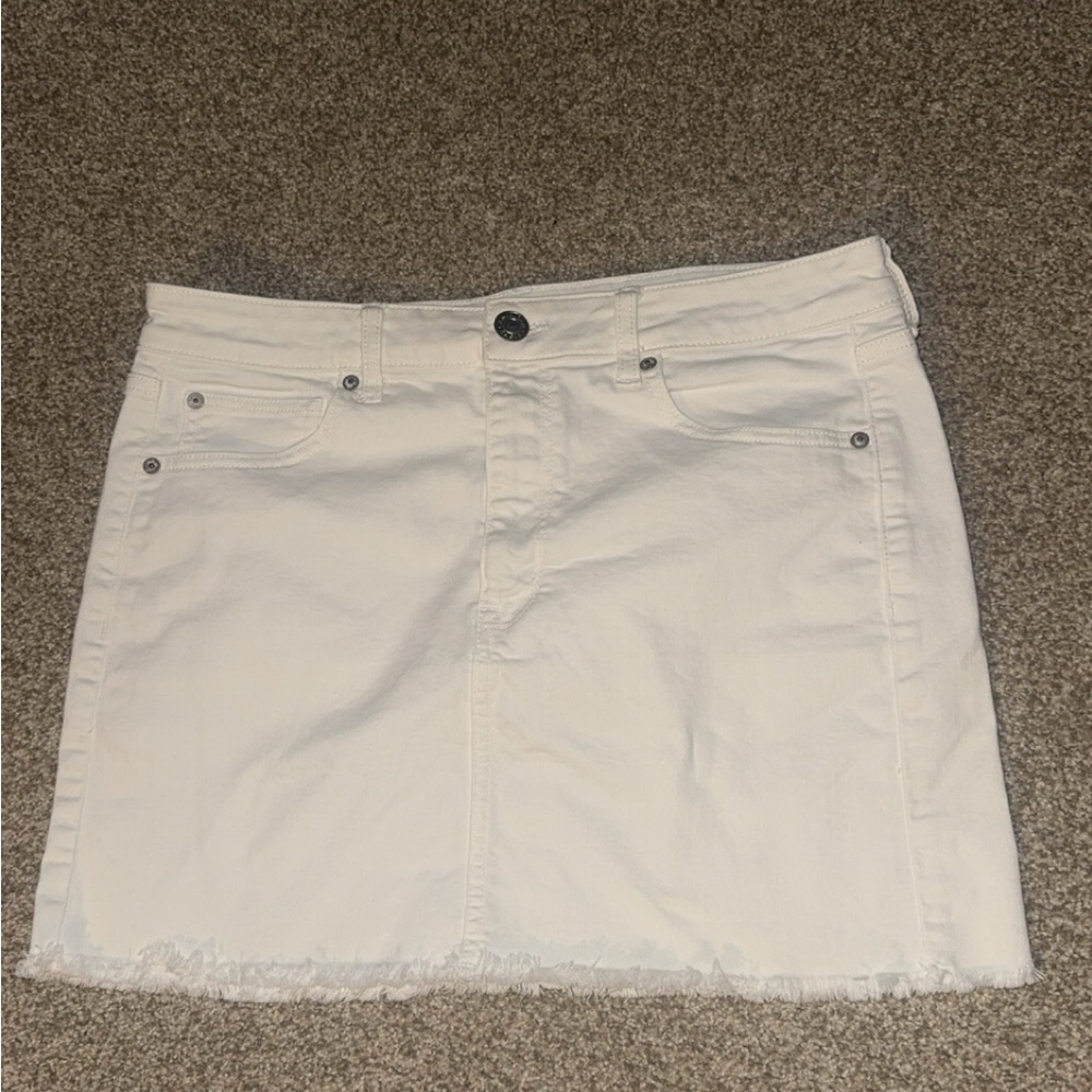 White Mini Skirt